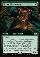 Ursine Monstrosity - Magic: The Gathering - MoxLand